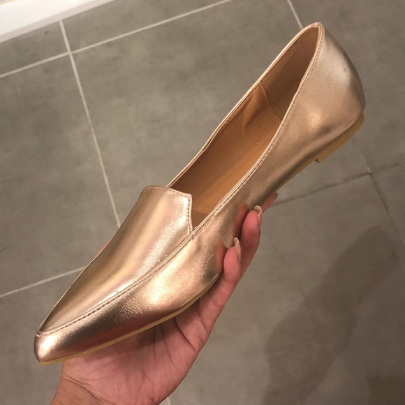 NWT - Pink Shimmering Comfy Flats - Picture 3 of 4